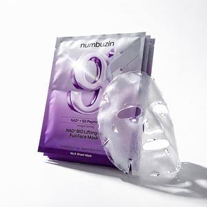 Mascarilla Facial Numbuzin No.9 con NAD+ Bio Lifting, Tratamiento Reafirmante Antienvejecimiento para Suavizar Arrugas y Revitalizar la Piel - Product Image 1