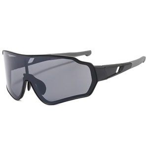 Lunettes de soleil de sport tendance à grande monture pour le cyclisme en extérieur, idéales pour la course, protection UV et solaire, pour le marché international - Product Image 5