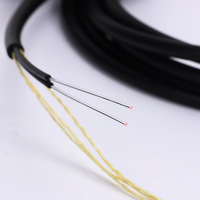 Gaine de câble à fibre optique en plastique, double cœur, résistante à la traction, décorative, guide de lumière PMMA, fibre optique 1km, ROHS