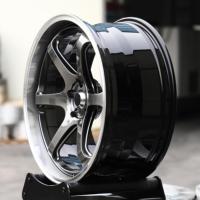 Jantes forgées Deep Dish ADVAN Racing RG4 Noir Brillant 16 17 18 19 pouces 5100 5x114.3 5x112 pour Volk Racing Te37 G37 Coupé Gr86