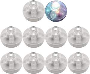 Mini lanternes en papier lumineuses LED colorées, lumières rondes à LED pour les décorations de Noël, de mariage et de fête - Product Image 1