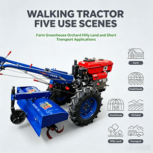Tractor <span class=keywords><strong>de</strong></span> <span class=keywords><strong>Mano</strong></span> Diésel <span class=keywords><strong>de</strong></span> 8-32 HP, Fácil <span class=keywords><strong>de</strong></span> Operar, con Cultivador para Cultivo <span class=keywords><strong>de</strong></span> Vegetales - Product Image 3