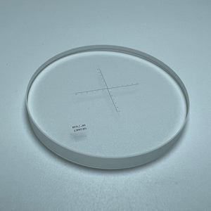 Chất lượng cao tùy chỉnh K9 BK7 B270 BAK4 graticule chéo dòng khắc quang phẳng ống kính kẻ ô cho Lập Bản Đồ - Product Image 2