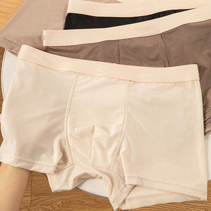 Sous-vêtements sexy en soie glacée douce CELINNE pour hommes, boxers grande taille, séchage rapide, confort, sous-vêtements pour hommes sans couture - Product Image 1