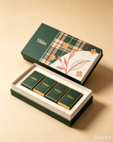 Collezione di Lusso di Bustine di Tè ai Fiori di Alta Qualità, Scatola a Doppia Apertura con Chiusura Magnetica, Confezione Regalo per Banchetti e Feste