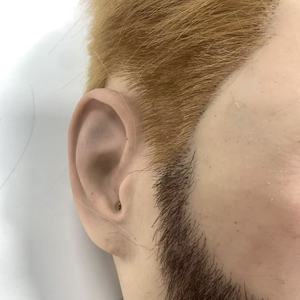 قناع سيليكون واقعي متوفر، قناع كامل للرأس عالي الواقعية مع شعر مصنوع يدويًا وفم مفتوح للتنكر والأداء - Product Image 2