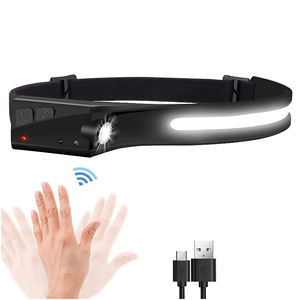 Faro delantero ligero de 5 modos, linterna LED COB de 10W, 350 lúmenes, con Sensor de movimiento, recargable - Product Image 2