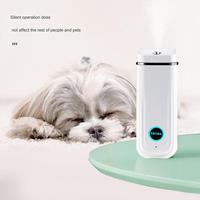 Purificateur d'air pour animaux de compagnie avec télécommande Accessoire désodorisant sans odeur pour chats chiens Nettoyage de la litière en plastique à piles