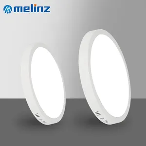 Melinz item de venda quente, bordas estreitas, painel de luz de sala de estar, 6w 12w 18w 24w, luz de painel led