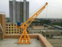 Mini grue à flèche YUFEI haute performance 500 kg-1 tonne, simple ou double vitesse, portable, pour le levage et le chargement de matériaux
