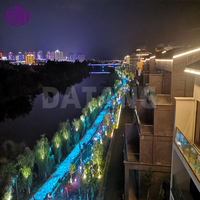Projecteur LED à Effet d'Ondulation d'Eau, Lumières Publicitaires, Étanche IP65, Couleurs Personnalisables pour Allées Extérieures, Jardins, Festivals