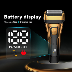 Afeitadora Eléctrica Recargable Profesional para Hombre, Impermeable IPX6, Tipo Lámina, Carga Tipo-C, Máquina de Afeitar Facial - Product Image 3