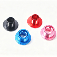 Couvre-manivelle en alliage d'aluminium usiné CNC, vis de manivelle de vélo de montagne M15 M18 M20