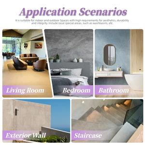 Kit <span class=keywords><strong>de</strong></span> Microcemento <span class=keywords><strong>de</strong></span> Fuerte Adhesión |   Se aplica sobre azulejos, madera, metal y hormigón. |   Herramientas Todo Incluido Incluidas - Product Image 4