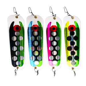 Planer de plongée SNEDA 31 cm avec lame en forme de poisson, attracteur flash pour la pêche au saumon en traîne en haute mer - Product Image 1