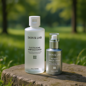 Skin & Lab - Set de Cuidado Diario de la Piel para Todo Tipo de Piel: Ampolla de Glutatión 200 ml, Suero Reparador de Retinol 30 ml - Product Image 3