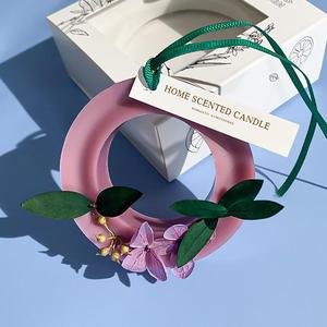 Sposa personalizzata per essere scatola regalo barattolo di caramelle rosa viola asciugamano morbido per festa nuziale damigelle regalo Set per la vendita - Product Image 3
