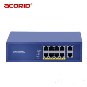 <span class=keywords><strong>Switch</strong></span> PoE a <span class=keywords><strong>10</strong></span> porte Full <span class=keywords><strong>Gigabit</strong></span> di Design OEM, interruttore in fibra Wifi, macchina per la produzione di interruttori elettrici - Product Image 1