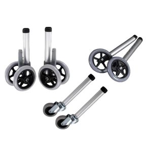 Aluminum Alloy <b>Caster</b> <b>Wheels</b> Phi28 Pipe Diameter Silent Universal For Walking Aid Repair Replacement Parts - Product Image 5