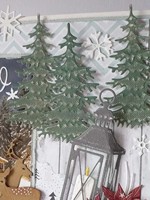 Fustelle in Metallo AAGU a Forma di Albero di Natale in Acciaio al Carbonio, Modelli per Scrapbooking e Creazione di Biglietti