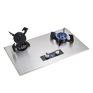Wholesale Kitchen Appliance Home Gas Burner <b>Stove</b> Stainless Steel Lpg/ng Cooker <b>Stoves</b> with Safety Aq-g203 Kitchen Gas - Product Image 3