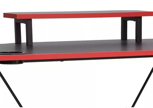Bureau de jeu en forme de K avec structure métallique pour poste de travail à domicile, table d'ordinateur pour chambre de <span class=keywords><strong>gamer</strong></span>, bureau d'e-sport à domicile - Product Image 4