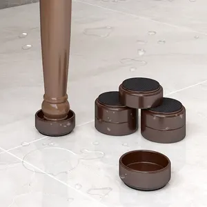 جولة الباحة الأثاث المذرة الكؤوس كرسي الساق حافظات الأرضية الجدول أقدام يغطي مكافحة انزلاق الطابق قبضة سرير خشبي الناهضون - Product Image 3