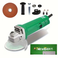 Mini-meuleuse d'angle 220V pour usage domestique et chantier, vente chaude transfrontalière, meuleuse électrique de découpe et de ponçage, certifiée CE, garantie 1 an