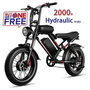 热卖48v17.5ah电机功率1000W ebike电动自行车20英寸胖轮胎电动自行车
