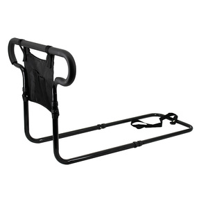 Accoudoir de lit et barrière de lit en alliage d'aluminium noir MK, hauteur réglable, <span class=keywords><strong>assistance</strong></span> électrique, 40*8*68cm, pour <span class=keywords><strong>personnes</strong></span> âgées et femmes enceintes - Product Image 3