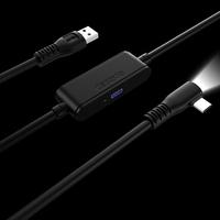 Indépendant Type C Charge Rapide USB C VR Casque Caméra Lumière LED Signal Booster Veste En Nylon Tresse USB C Câbles De Liaison De Données