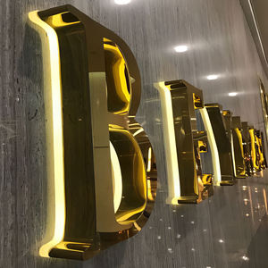 व्यक्तिगत ऐक्रेलिक लाइट अप लोगो 12v नेतृत्व वाला मॉड्यूल चैनल पत्र 3 डी ओपन आरजीबी ट्रैक लेटर - Product Image 2