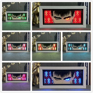 3D อะนิเมะ RGB ไฟกลางคืนโต๊ะแกะสลัก Zoro อะนิเมะการกระทำปีศาจฆ่าลูก<span class=keywords><strong>มั</strong></span><span class=keywords><strong>ง</strong></span>กร <span class=keywords><strong>Chainsaw</strong></span> โคมไฟกระดาษผู้ชาย - Product Image 2