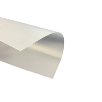 Approvisionnement d'usine A4 taille 0.4mm couverture de reliure pour animaux de compagnie 220*285mm ligne de sergé papier adhésif et feuille de papeterie de Film