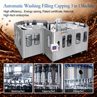 Ligne de production de mise en bouteille automatique 3 en 1 pour boissons gazeuses, service de projet clé en main professionnel 12000BPH
