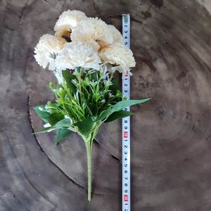 7 têtes de fleurs artificielles en soie oeillet <span class=keywords><strong>neuf</strong></span> couleurs pour le décor de table des occasions du nouvel an chinois - Product Image 4