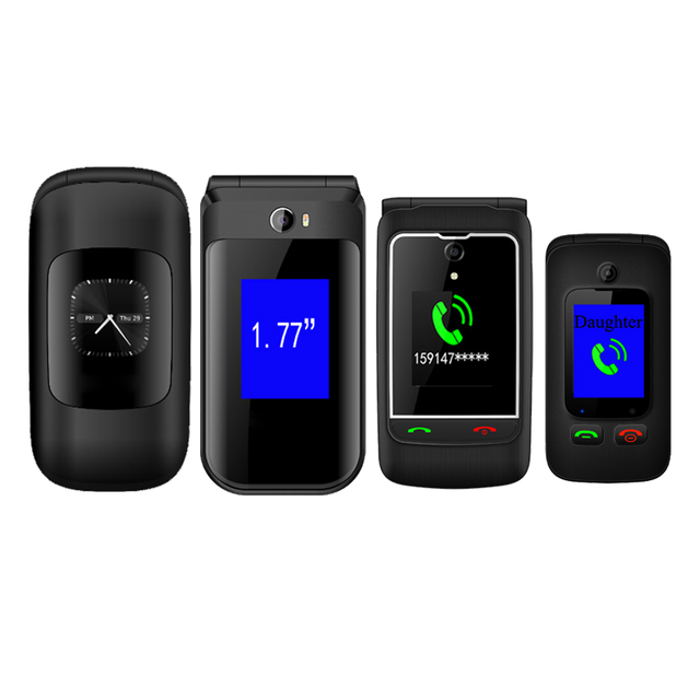 Oem 4G Flip Phone Cheap Phones Verizon 2023 New Camera Red Side With Gps Touch Screen Gsm Black Brands Flip Mobile Phone