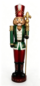 Green Uniform Soldier with Scepter & LED Lights - Product Image 2