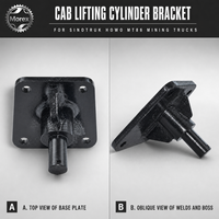 Support de vérin de levage de cabine pour camion minier HOWO MT86, référence 27130102761, support de montage en acier soudé, pièces de rechange, vente en gros Chine