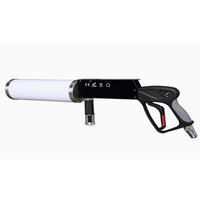 Machine à fumée de scène LED RGB 4*3W, fumoir CO2, canon à fumée portable pour DJ, mariage, fête, événement, disco, lanceur de CO2