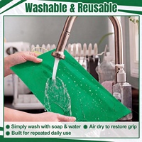 Tapete de Silicona Antideslizante de 8" x 6 pies, Verde, Cortable, de Grado Alimenticio Mesas y Bandejas para Sillas de Ruedas para Rehabilitación de Personas Mayores