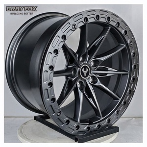 Jantes Beadlock <span class=keywords><strong>4X4</strong></span> personnalisées 5X120 5X114.3 Noir mat 5X112 pour <span class=keywords><strong>GR</strong></span> Supra Toyota 86 Allion <span class=keywords><strong>Corolla</strong></span> GT86 Premio Sienta Wis - Product Image 2