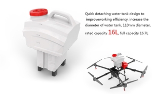 <span class=keywords><strong>Drone</strong></span> télécommandé F616 à grande capacité de charge, 6 axes, hybride électrique-huile, avec réservoir de pulvérisation de 16 L et capacité de 16 kg pour la protection des plantes - Product Image 4