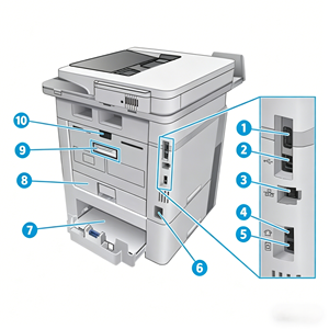 <span class=keywords><strong>Impresora</strong></span> Multifunción Monocromática <span class=keywords><strong>HP</strong></span> LaserJet Pro MFP M427dw, A4, Dúplex Automático, USB, Inalámbrica, ADF, Impresión <span class=keywords><strong>de</strong></span> 1200 dpi, Escaneo, Oficina - Product Image 6