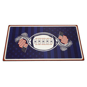 Tapete de Juego de Póker de Goma Personalizado de 180x90 Pulido para Casino, <span class=keywords><strong>Juegos</strong></span> de Azar y Entretenimiento, Patas de Acero Inoxidable, Bolsa de Transporte <span class=keywords><strong>Gratis</strong></span> - Product Image 3