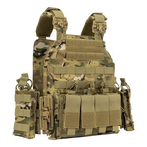 900D <span class=keywords><strong>OD</strong></span>グリーンタクティカルベストモールシステムアウトドアトレーニングベストカモフラージュハンティングフィットネスプレートキャリア - Product Image 5