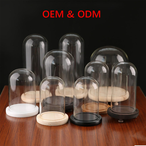 Vente <span class=keywords><strong>en</strong></span> gros bon marché borosilicate transparent décoratif clair <span class=keywords><strong>grande</strong></span> taille <span class=keywords><strong>cloche</strong></span> <span class=keywords><strong>en</strong></span> <span class=keywords><strong>verre</strong></span> dôme avec poignée et base <span class=keywords><strong>en</strong></span> bois - Product Image 5