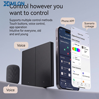 Interrupteurs et prises intelligents pour système de maison connectée Tuya Zigbee Wifi, prise EU/US/UK, interrupteurs tactiles muraux intelligents