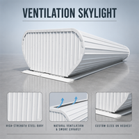 Ventilateur de toit en alliage d'aluminium optimisé pour la ventilation, évent de toit, ventilateur de crête, isolation thermique, étanche pour acier