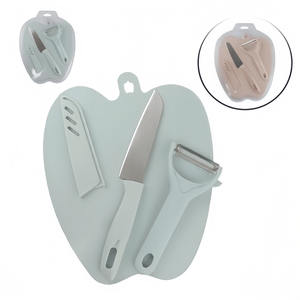 3-mảnh thiết lập đầy màu sắc nhựa nhà bếp cắt Board Hướng dẫn hoạt động PP nhựa cắt Mat Bộ - Product Image 5